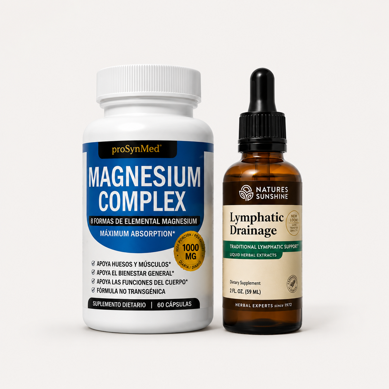 Duo Magnesio complex y limphatic gotero